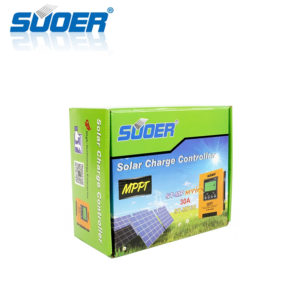 Suoer MPPT Solar Charge Controller 12V 24V 30A 40A 60A 80A 100A 30 Amp Solar Regulator photovoltai charge controller