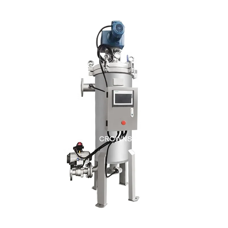 China manufacturer automatic transmission self cleaning backwash type filter for syrup Coating adhesive filtration
