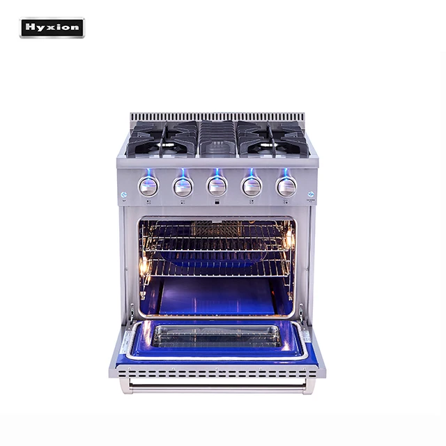 Hyxion Kitchen Gas Range Gas Oven Range for home use