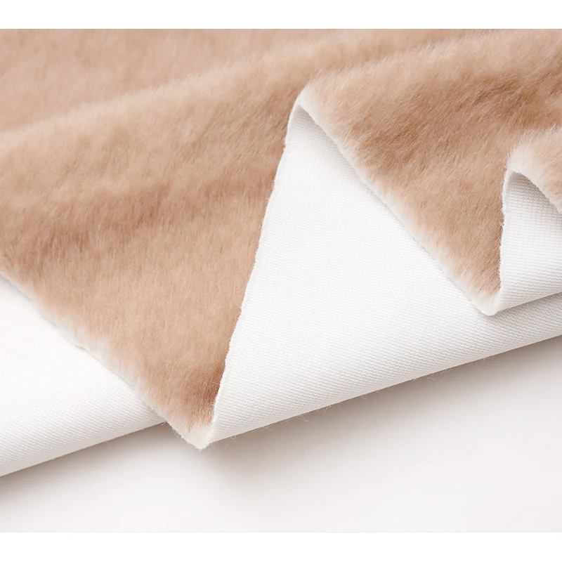 High Quality Fabric Produce For Wholesale Polyester Fake Mink Fur Fabric And Artificial Fur Fabric