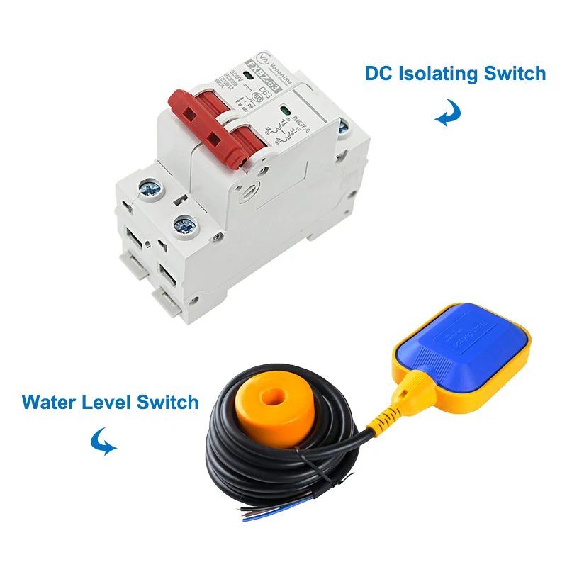Солнечный ирригационный водяной насос постоянного тока, погружной глубоководный насос со встроенным контроллером
