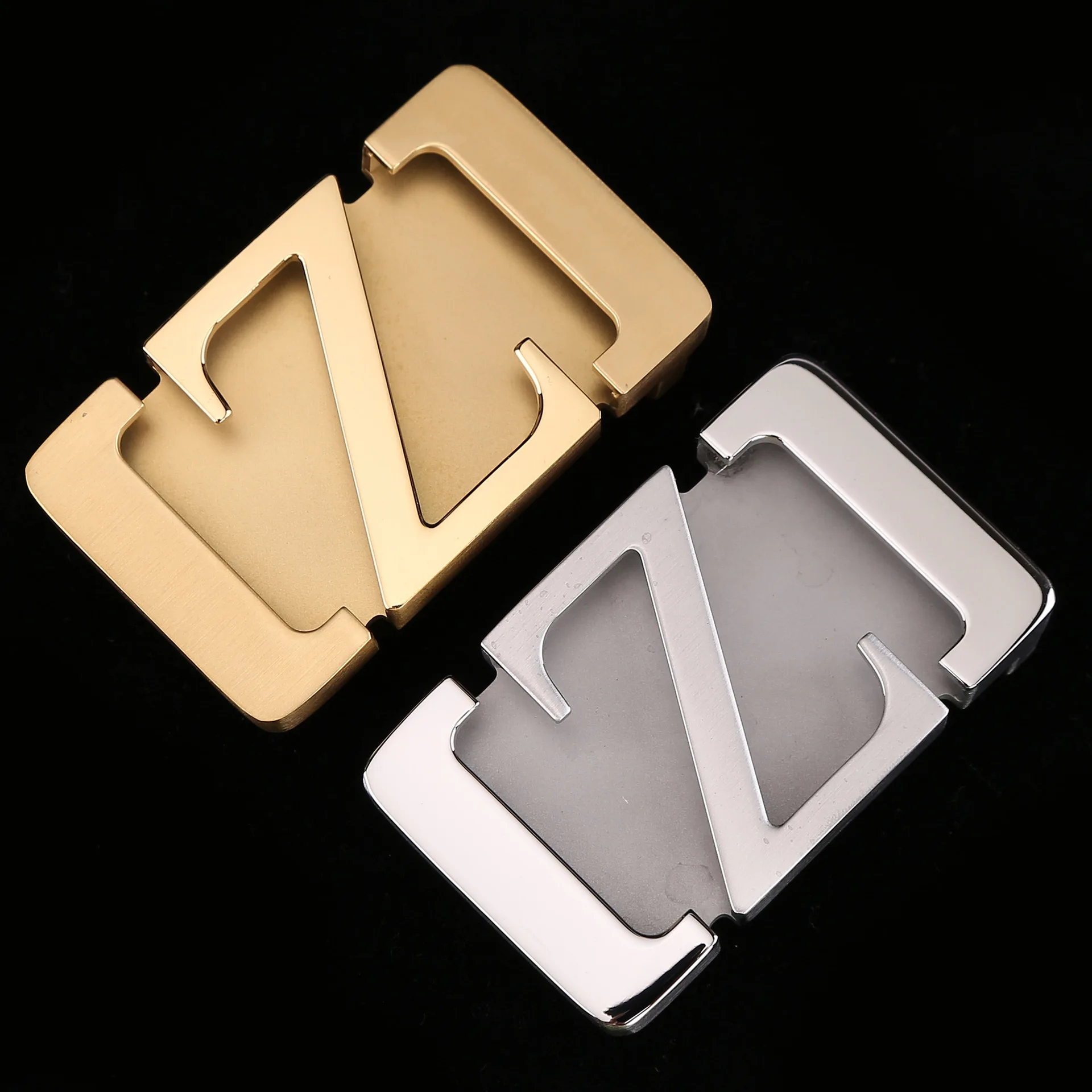 High Quality automatic men custom ratchet leather manufacturers designer belt buckle