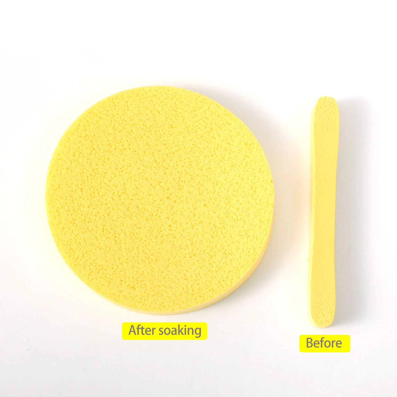 12pc Facial Sponges Cleansing Puff Face Wash Compressed Cleaning Stick Cleansing Pad Skin sponge for face washing