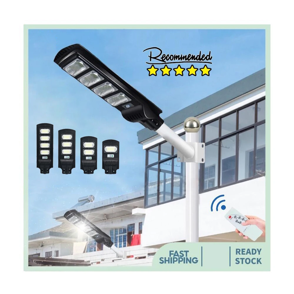 Factory Direct 50w 100w 150w 200w High Lumen Power Energy Saving All In One Solar led Street Outdoor Light Integrated Road Lamp
