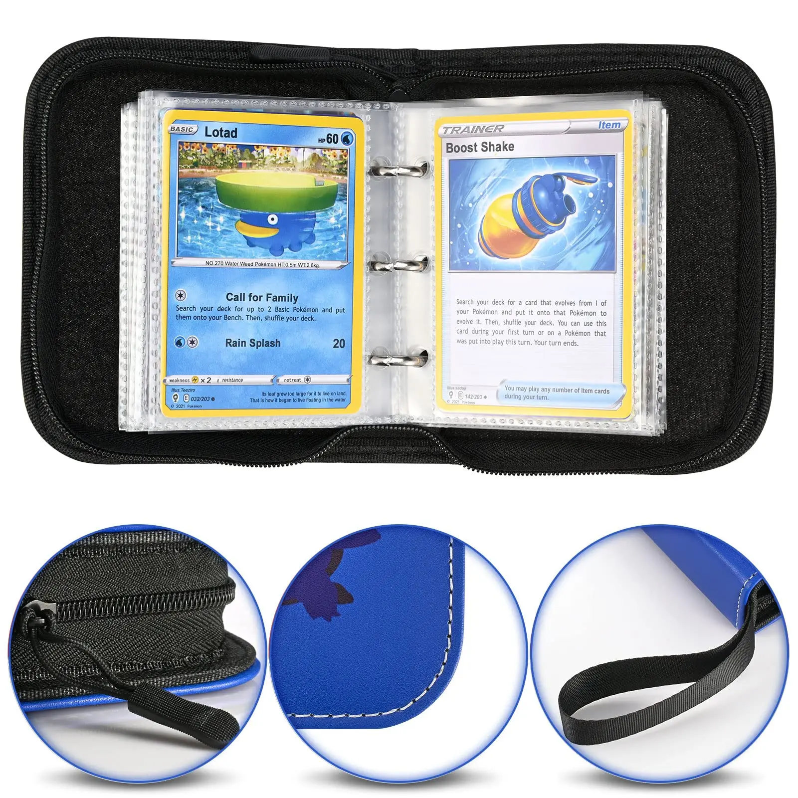 storage cheap ring case sport football baseball 1 2 4 9 pockets sleeves mini small poke mon trading card game collection binder