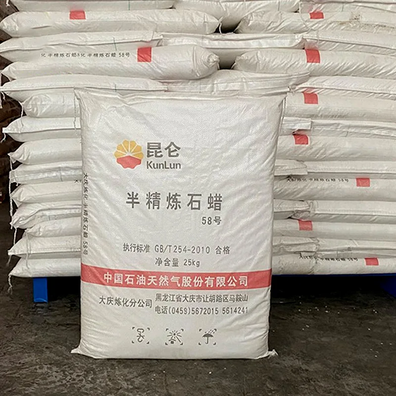 Wholesale liaoning dalian kunlun paraffin wax 58-60 granules for crayon cheap paraffin wax pcm 64