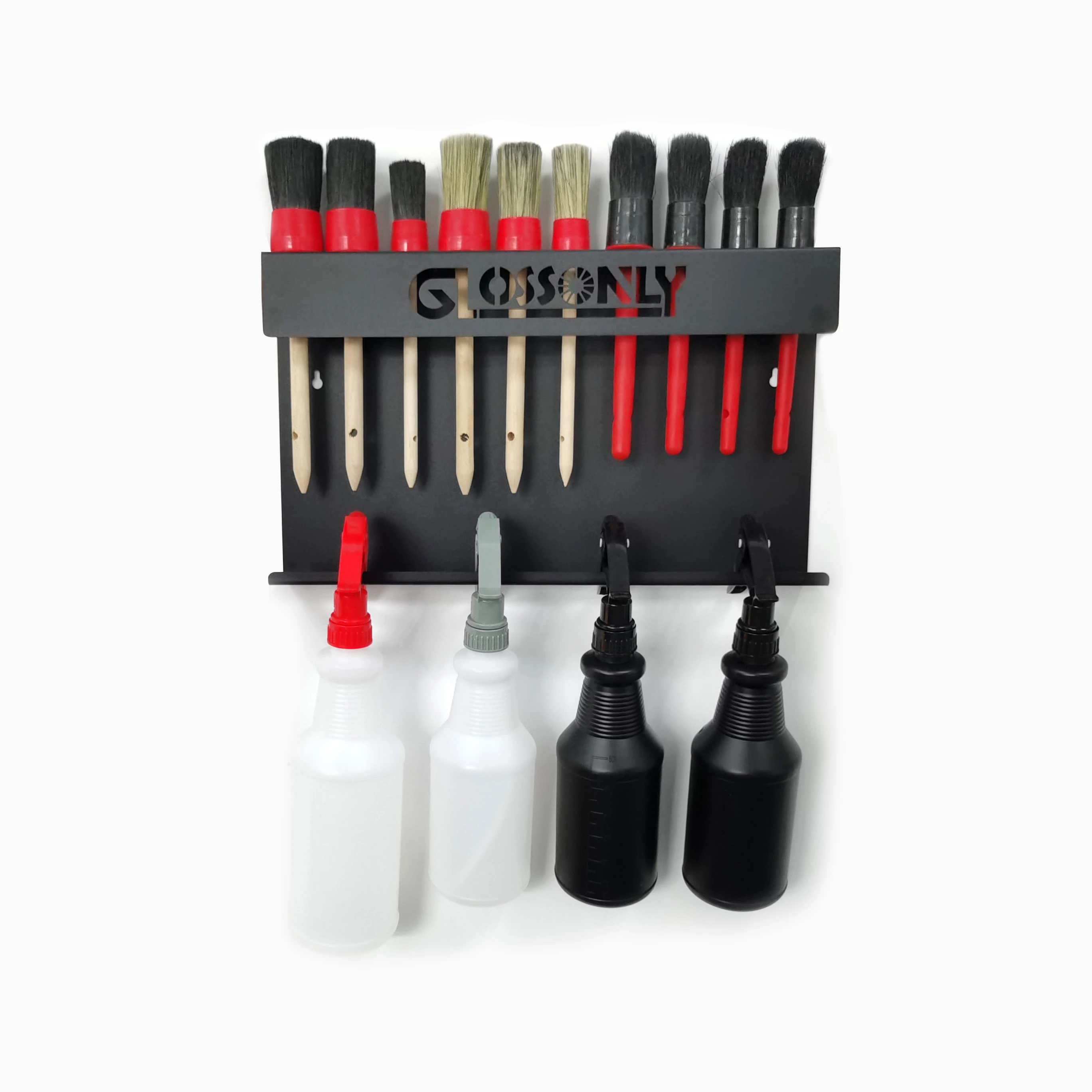 GlossOnly Wall Mounted Holder For Brush And Car Care Accessories