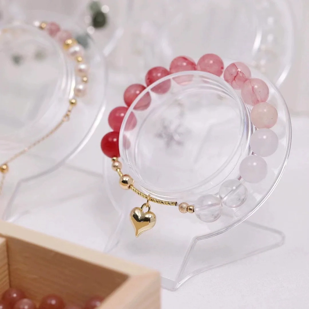 Acrylic bracelet display rack transparent jewelry counter display props