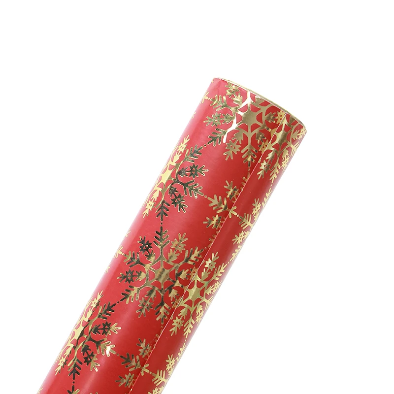 Factory New Design Paper Roll Free Sample Wrapping Paper Hot Foil Stamping Gift Paper