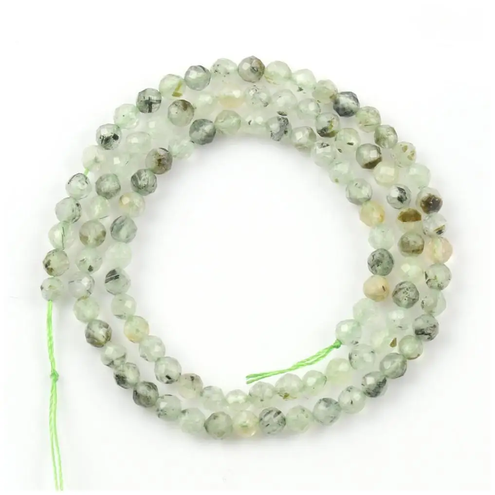 Loose beads natural sunstone beads faceted yellow tiger agate small beads DY bracelet necklace