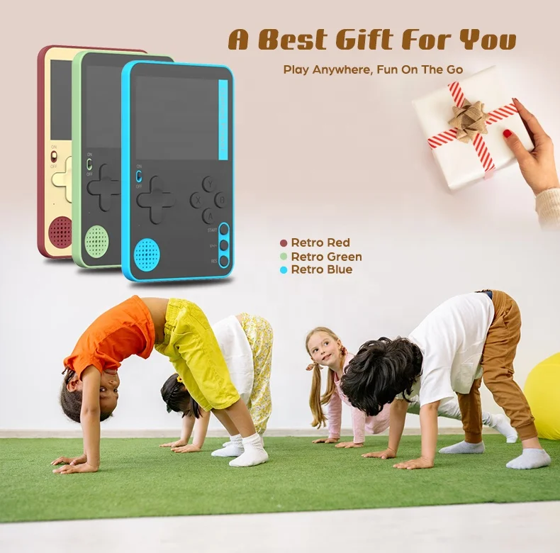 OEM Factory Ultra Thin Build In 500 Retro Gaming Mini Game Console Handheld Game Player TV Game For Kids