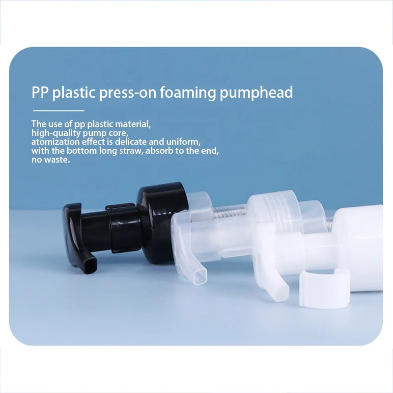 Amber/white /green Pet Square Liquid Soap Dispenser Foaming face wash Bottle Cleanser white Foam Pump 500ml  for shampoo