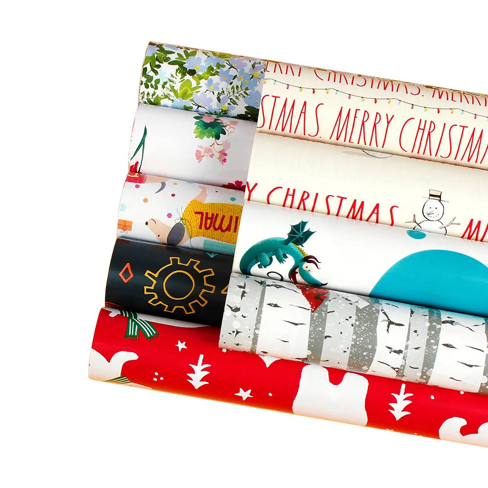 New Quality Wrapping Paper Polar Bear Poplar Pattern Party Dog Gift High-end Flower Paper Gift Box Wrapping Paper