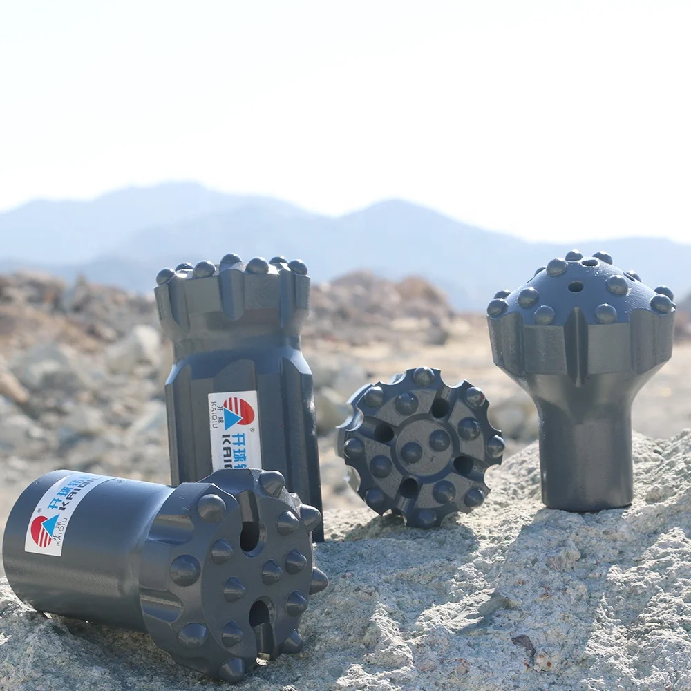 KAIQIU Professional Customized T45 System Thread Button Bit for Rock Drilling in Mining