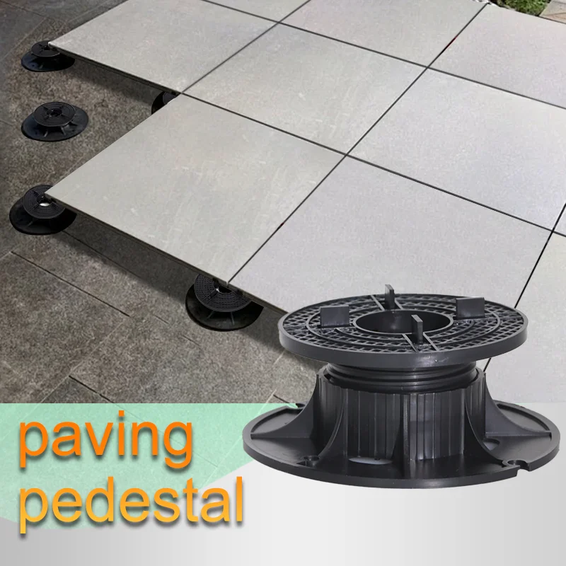 JNZ Best Seller Tile Support Self-Leveling Adjustable Raised Floor Pedestal With Key For Precise Height Adjustment