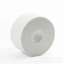 Cotton Zigzag Sports Gym Fitness Wraps Support Tape White Muslin Kinesiology Muscle Athletic Protect Tape