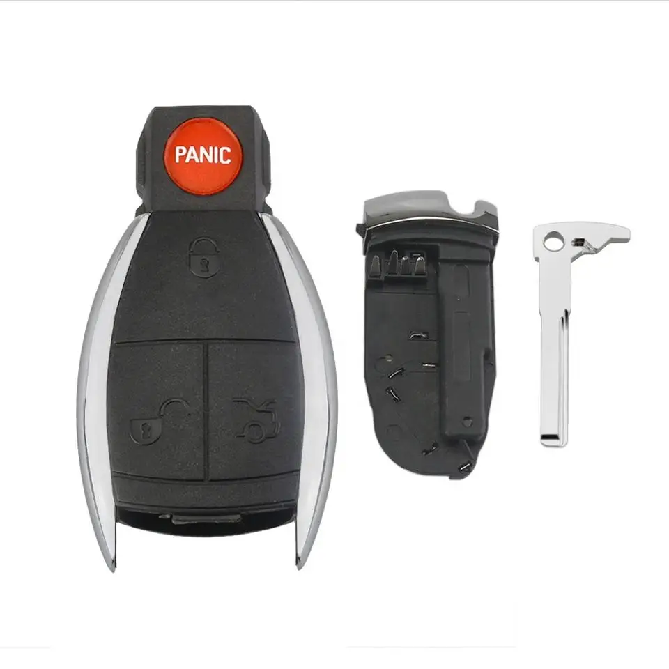 3 4 Buttons Keyless go Entry Remote Car Key Case  W203 W210 W211 Amg W204 C E S Replacement Key Cover Fob For Mercedes Benz