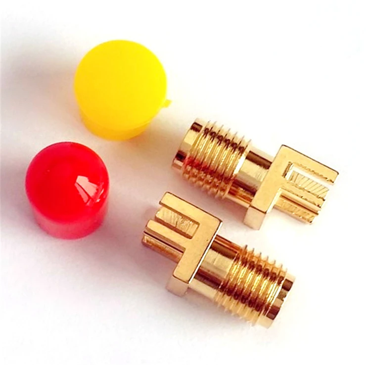 
Factory direct RF coaxial connector SMA-KE*1.2mm RF coaxial SMA for PCB installation Side plug Antenna mount 