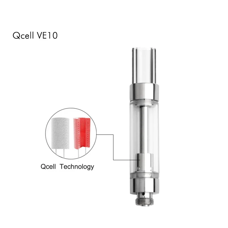 
Free Shipping Creative Quartz Coil High Qaulity Airis VE10 Atomizer Glass Tank 510 Thread Oil Cartridges 