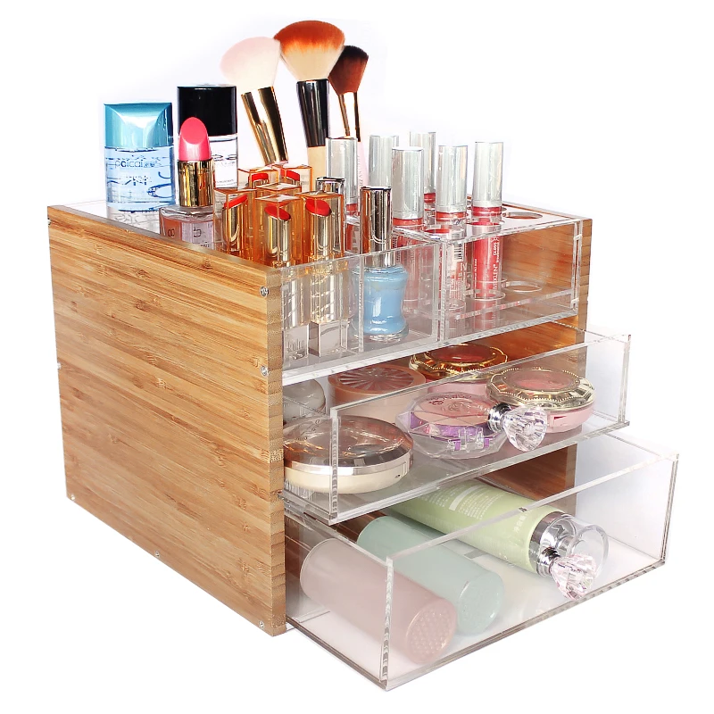  Factory-Direct Good Quality Professional Tabletop Vintage Stackable Makeup