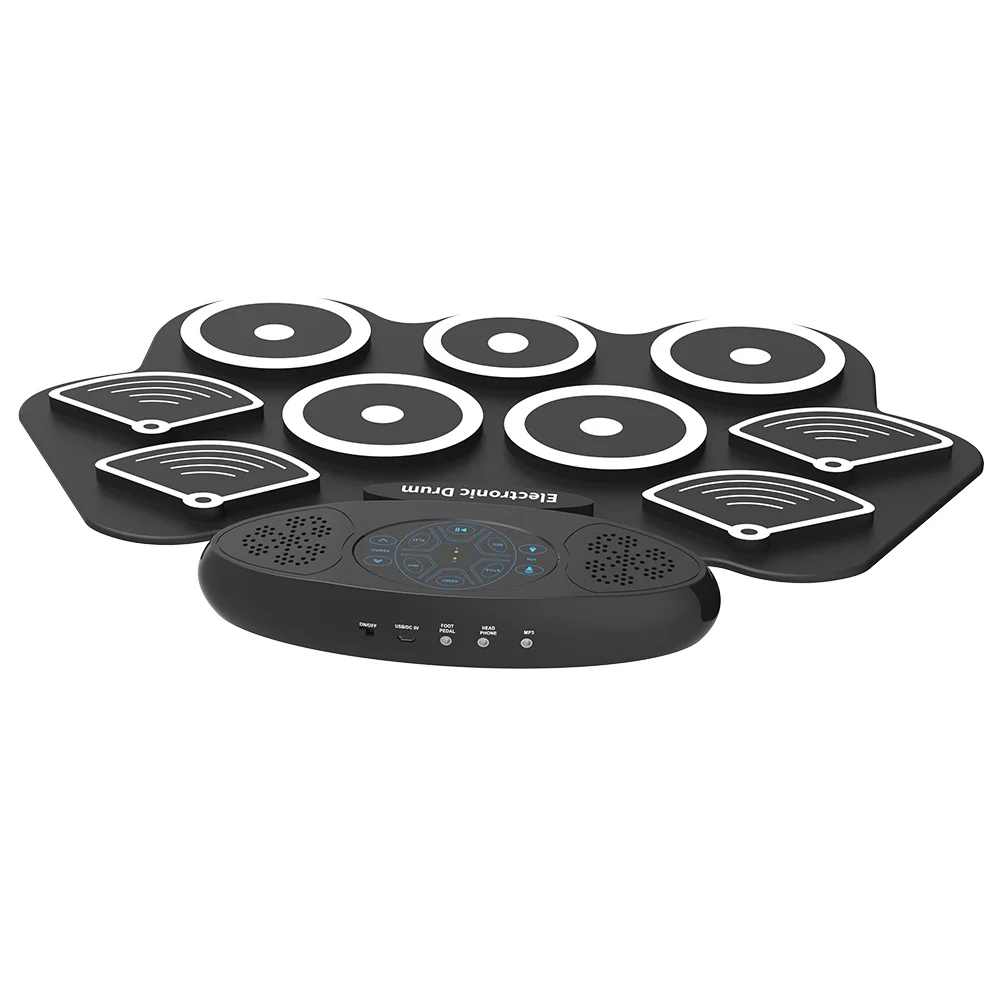 Electric Flexible Kids Gift Custom Kids Mini Drum Set Electronic Drum Set Digital Drums