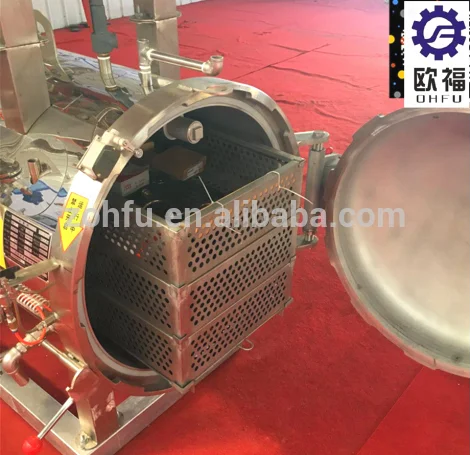 Commercial Cheap Price High Temperature Horizontal Steam Food Retort Autoclave Sterilizer Price