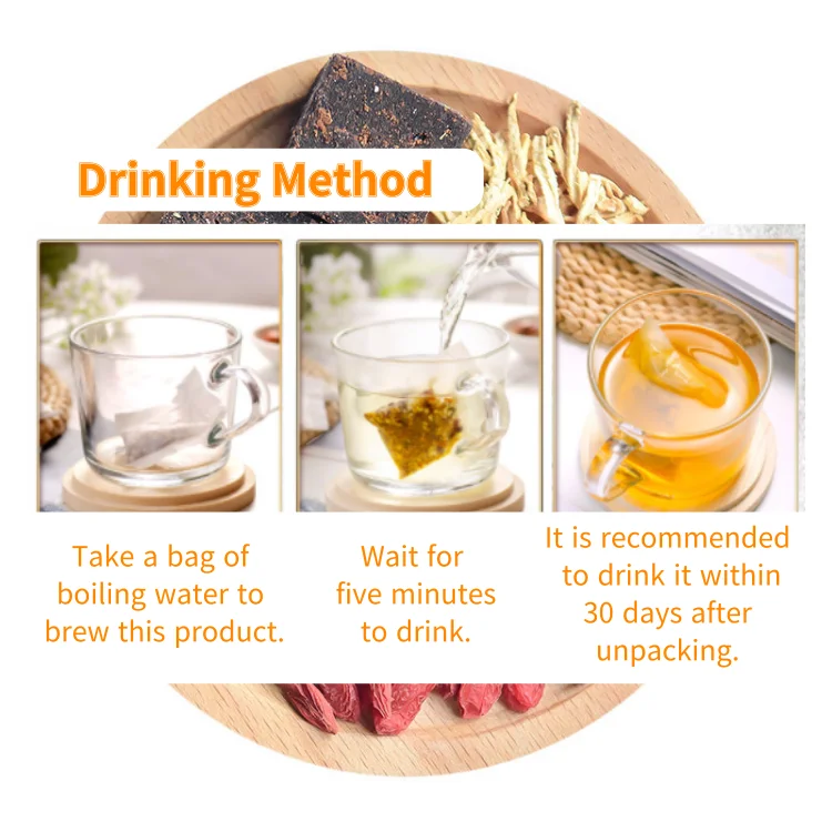 Hot sale best quality instant tea brewing brown sugar ginger tea