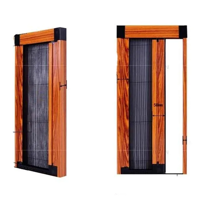 Folding screen window and door  trackless sliding mosquito net retractable fly screen  aluminum mosquito net window&doors