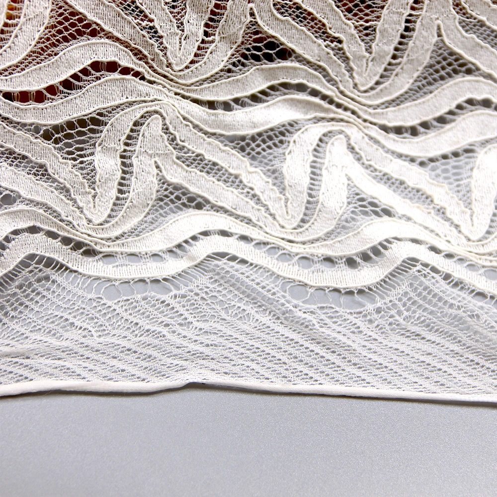 Сетчатая нейлоновая эластичная ткань стрейч кружевная ткань