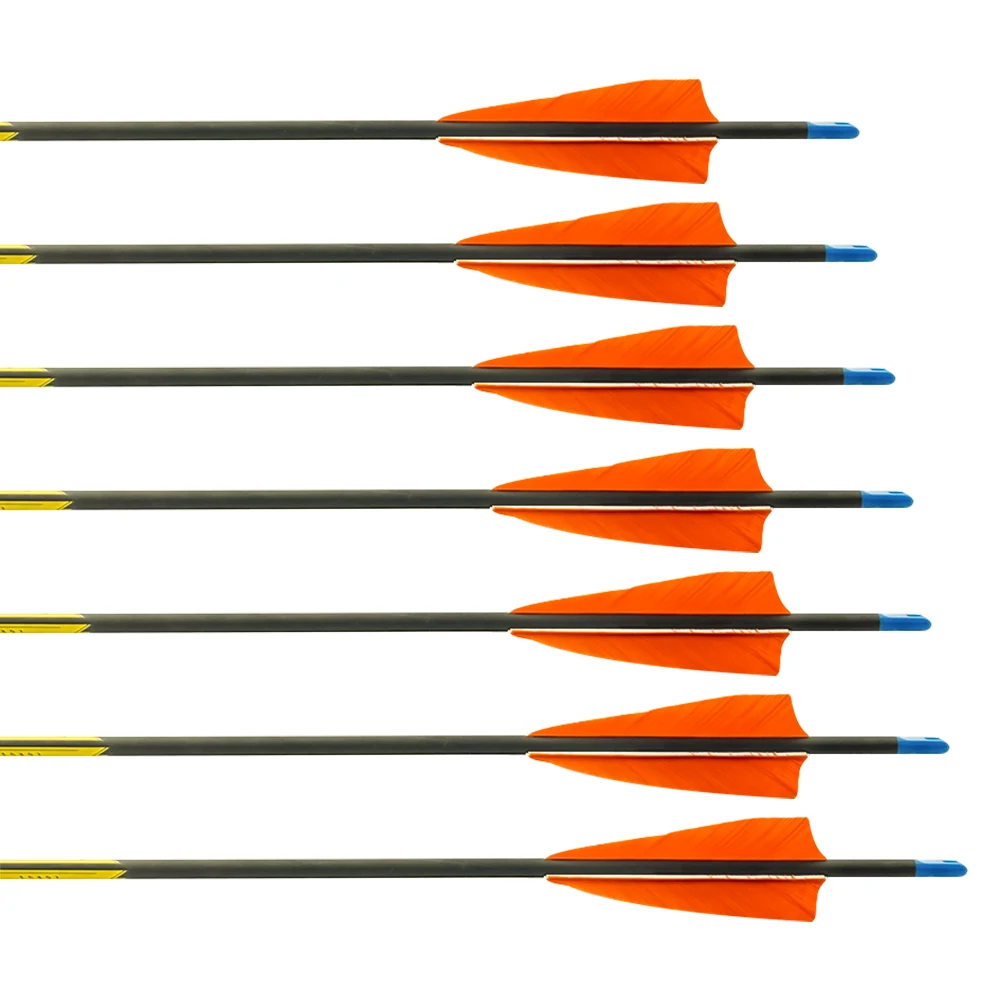 Professional Customized ID 4.2~6.2 mm Archery Arrow Hunting Carbon Fiber Long Arrows For Recurve Bow