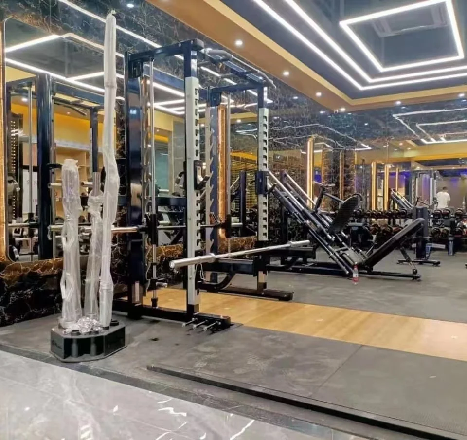 Top quality dual cable-cross Heavy Duty Multi functional trainer power rack machine commercial gym exercise fitness equipment