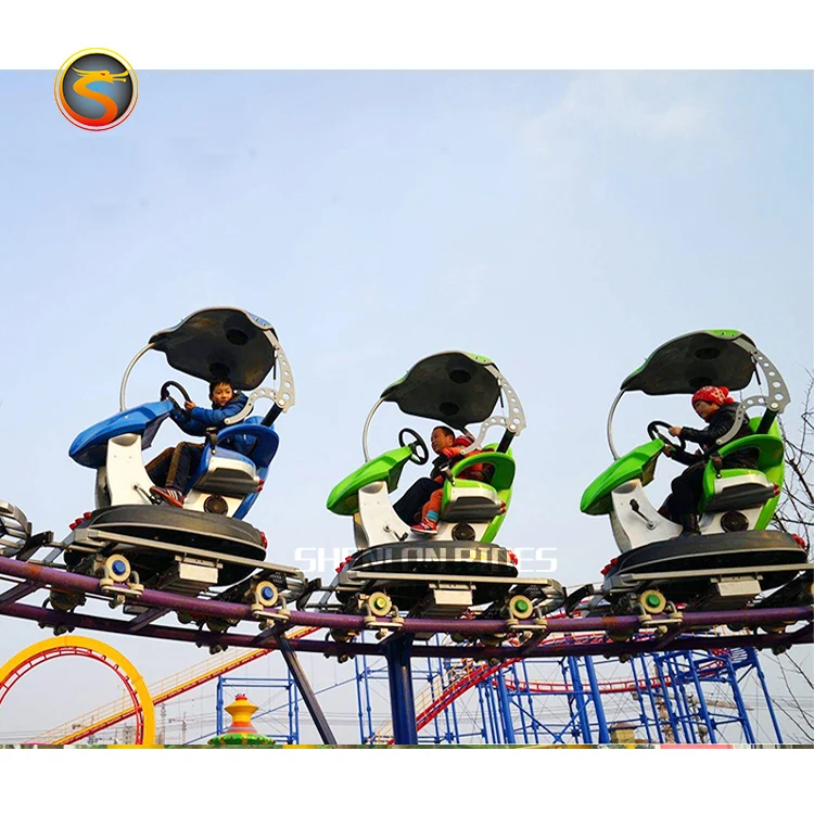 Attraction amusement park sky bike space walk rides sightseeing roller coaster track pedal train rides for sale