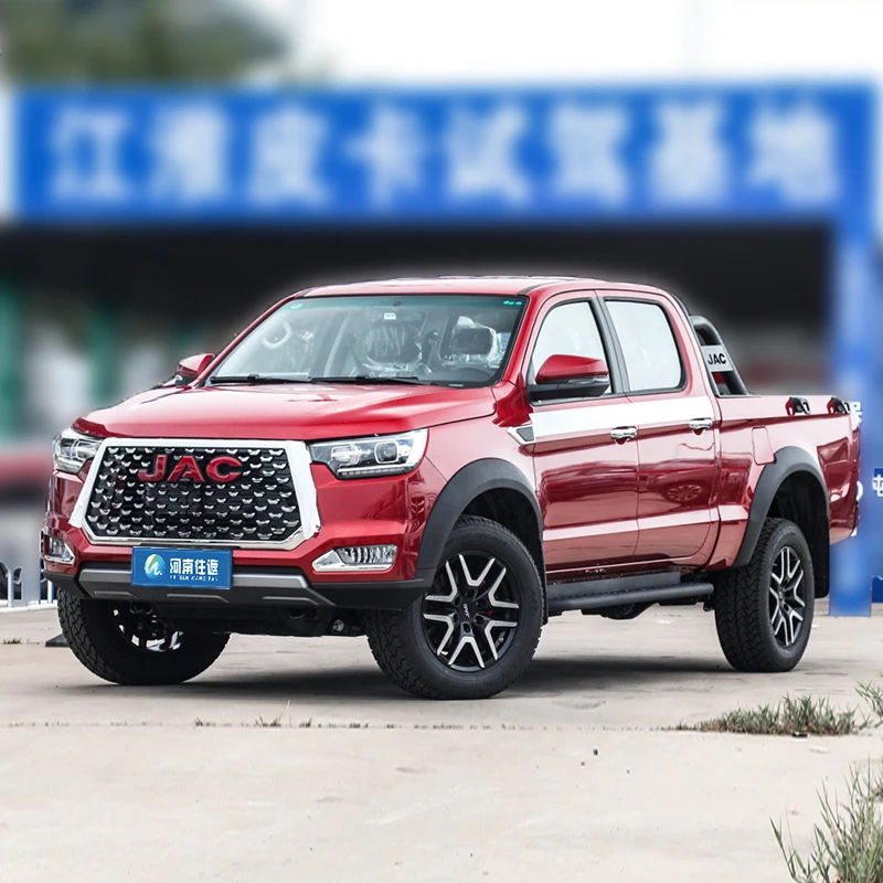 Jac T8 Chinese Cheap 4wd Pickup New Cars Trucks Pickup Truck Diesel 4x4 Automatic Gasoline Car Cargo Vehicles