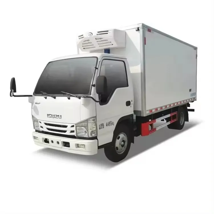 Famous Japan Isuzu Light Refrigerated Truck 4x2 Frozen Food Transport Truck For Sale