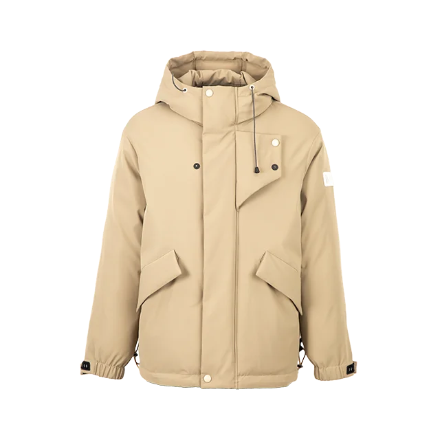 STLISH Polyester Winter WARM  HOODED down jacket goose men