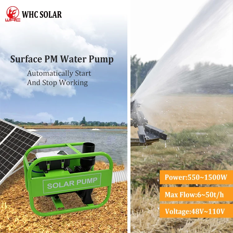 WHC SOLAR Solar System Pump Inverter Power 12V DC Water Deep Well