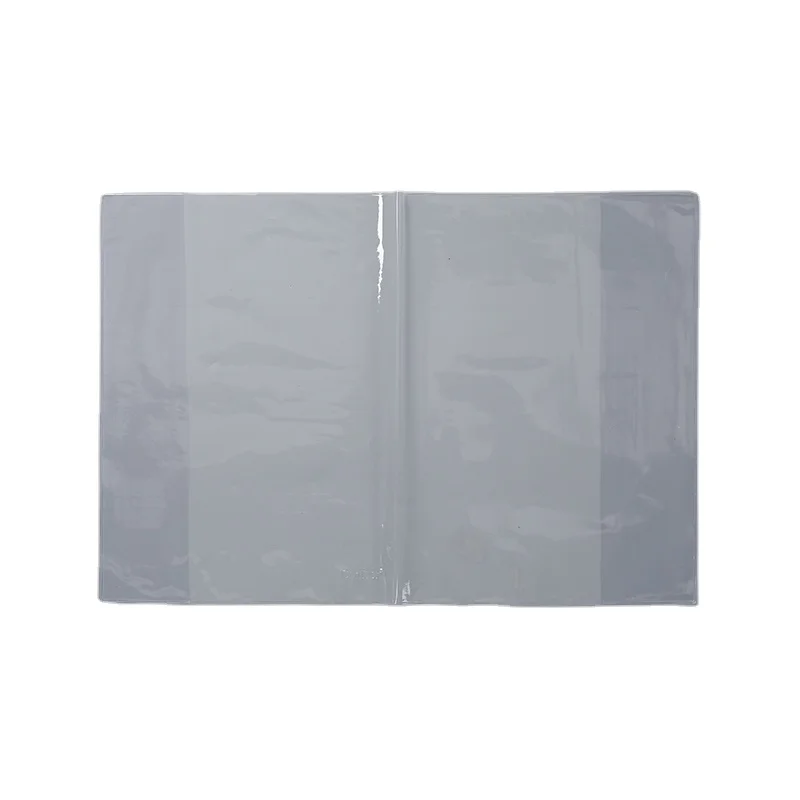 plastic glossy clear book cover transparent book cover sleeve for school