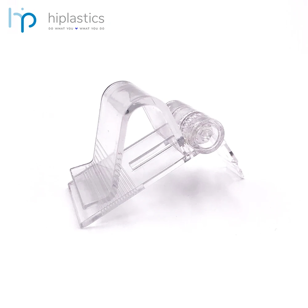 Hiplastics Factory Plastic Fish Tank Clip on Deli Case POP Sign Holders Price Label Display for Supermarkets