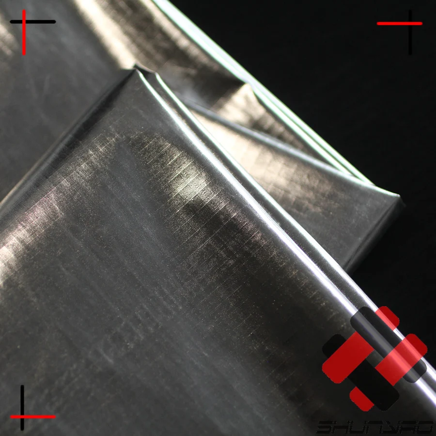 Светоотражающая Водонепроницаемая нейлоновая Серебристая Брезентовая ткань ripstop