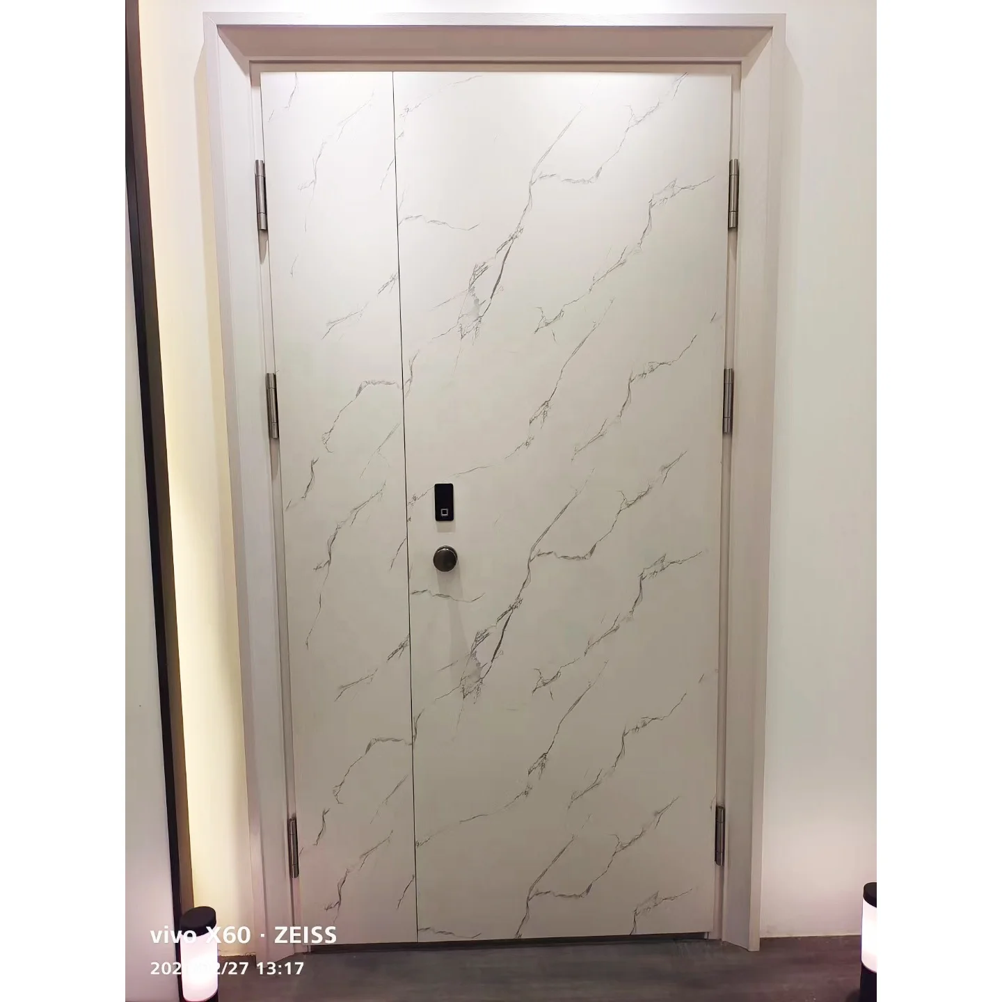 Mode Villa Exterior Main Entry Door Bullet Proof Luxury Casting Aluminum front Modern Door Design