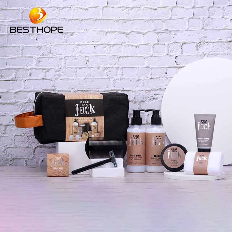 Wholesale most popular simplicity business bath gifts mens cheap promotional bath gifts spa set