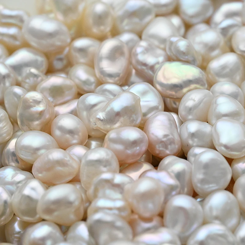 wholesale high quality natural thick keshi pearl,good luster,clean surface,white and grey color available