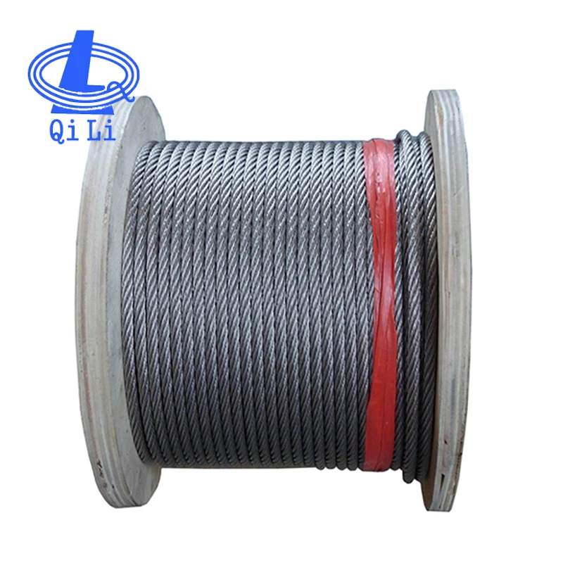 Stainless 8*36S steel wire rope for Woodworking sheaves