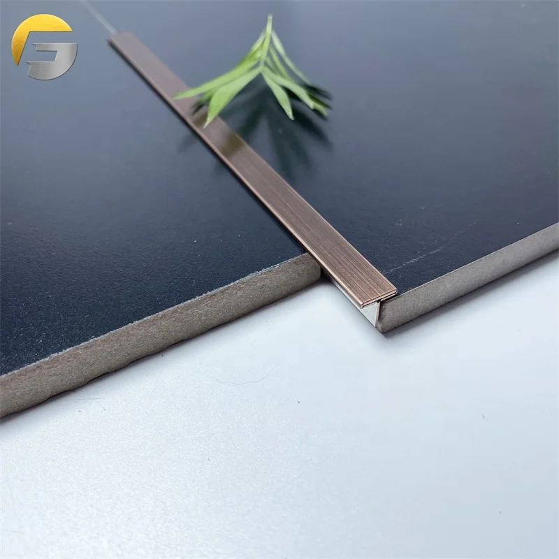 V3065 304 Grade Brushed CP V Grooved Stainless Steel T Patti