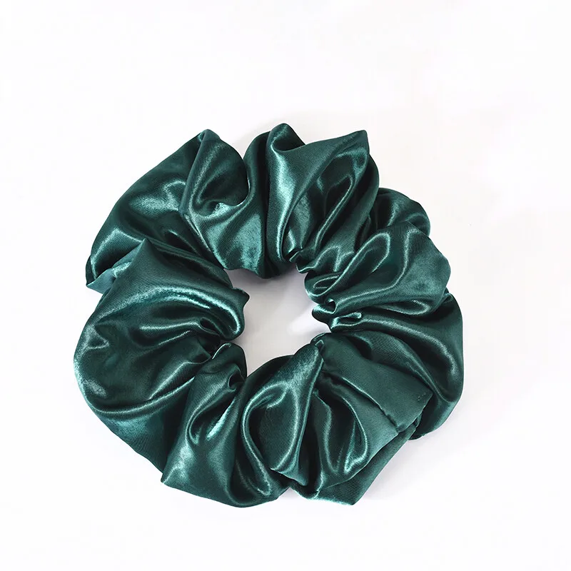 Haargummi Damen Satin Kinder Seide Logo Seiden Haargummi