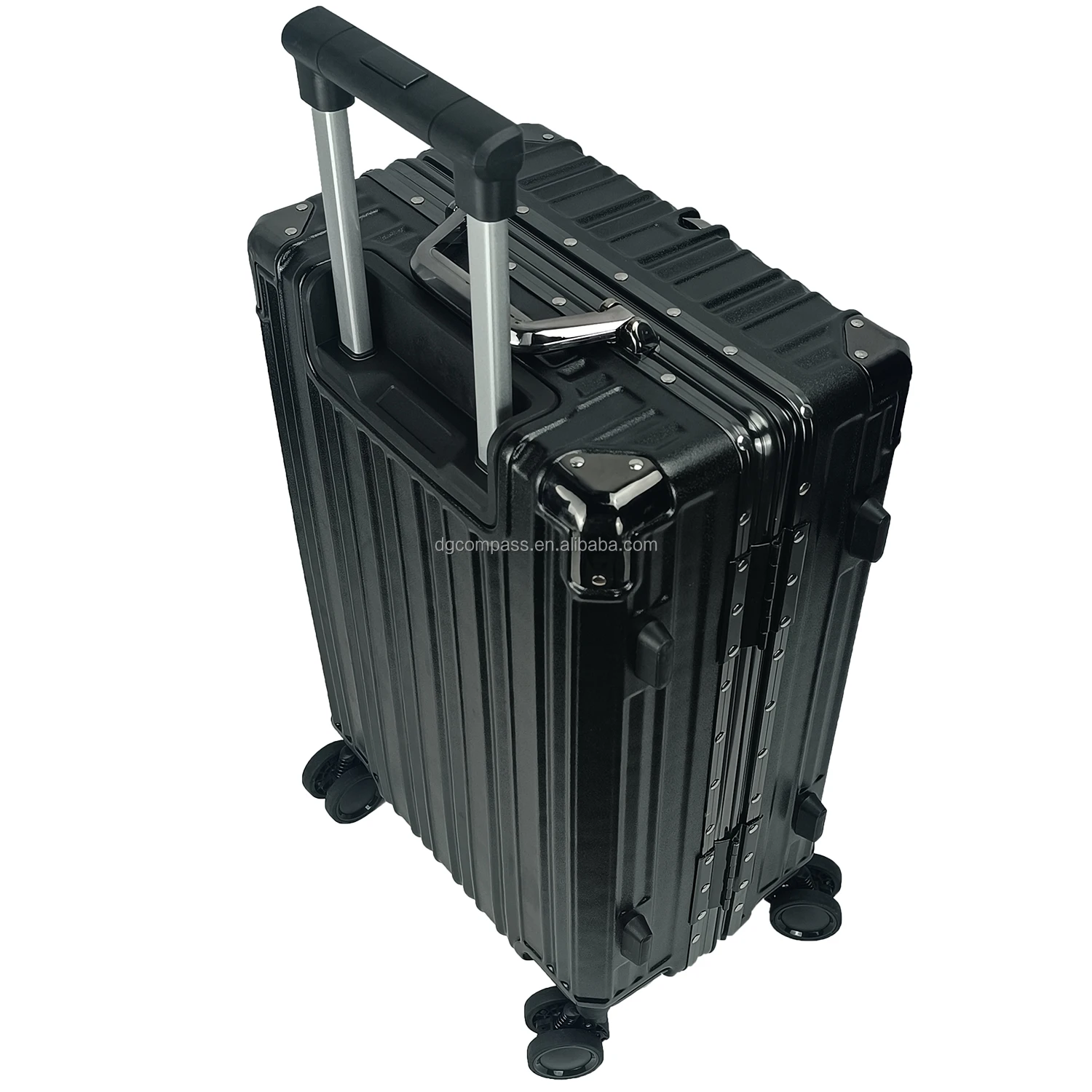 Cheap Price Trolley Luggage Case with Aluminium Frame Spinner Caster Unisex Design PC Material 3 pcs set aluminum frame Suitcase