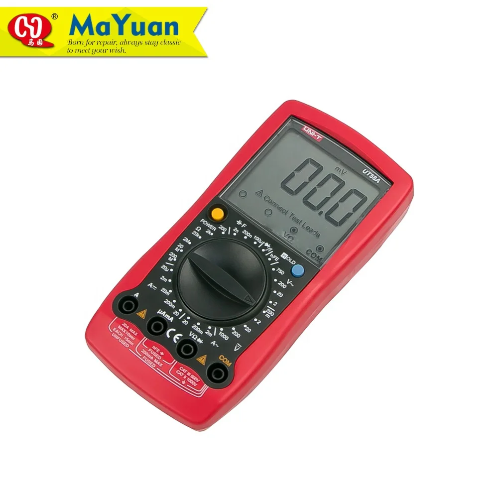 UNIT UT58 Large LCD Display Manual Range Digital Multimeter