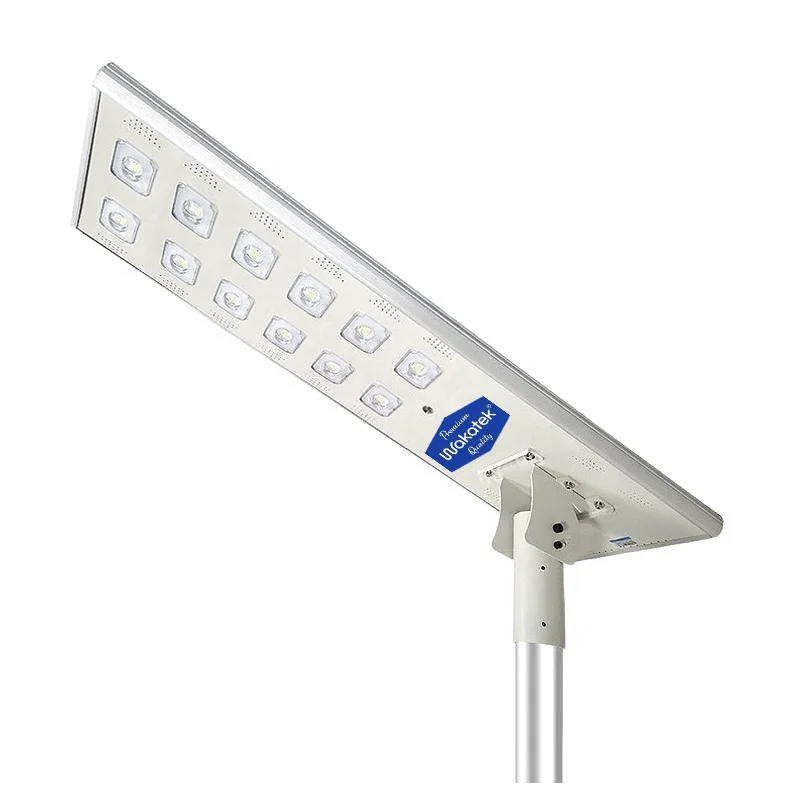 WAKATEK High Class and Easy Installation 100w All In One Solar Street Light
