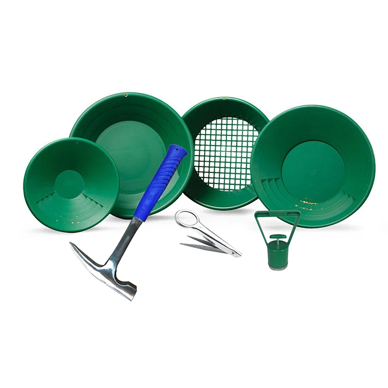 OEM ODM Welcome 11pc Deluxe Mining Prospecting Gold Panning Supplies Kit With Sluice Box For Sale