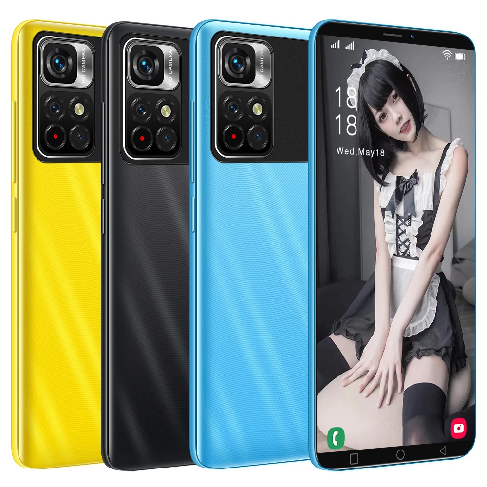 M4Pro(T85) Beauty Camera mini phone 24MP+48MP mobile phone Face Recognition 4800Mah Lithium-ion Battery